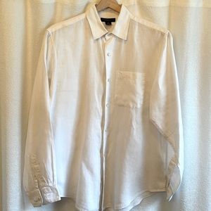 Banana Republic White Linen Shirt